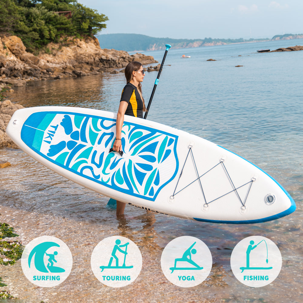SUP deska v kompletu - FunWater Tiki Modra
