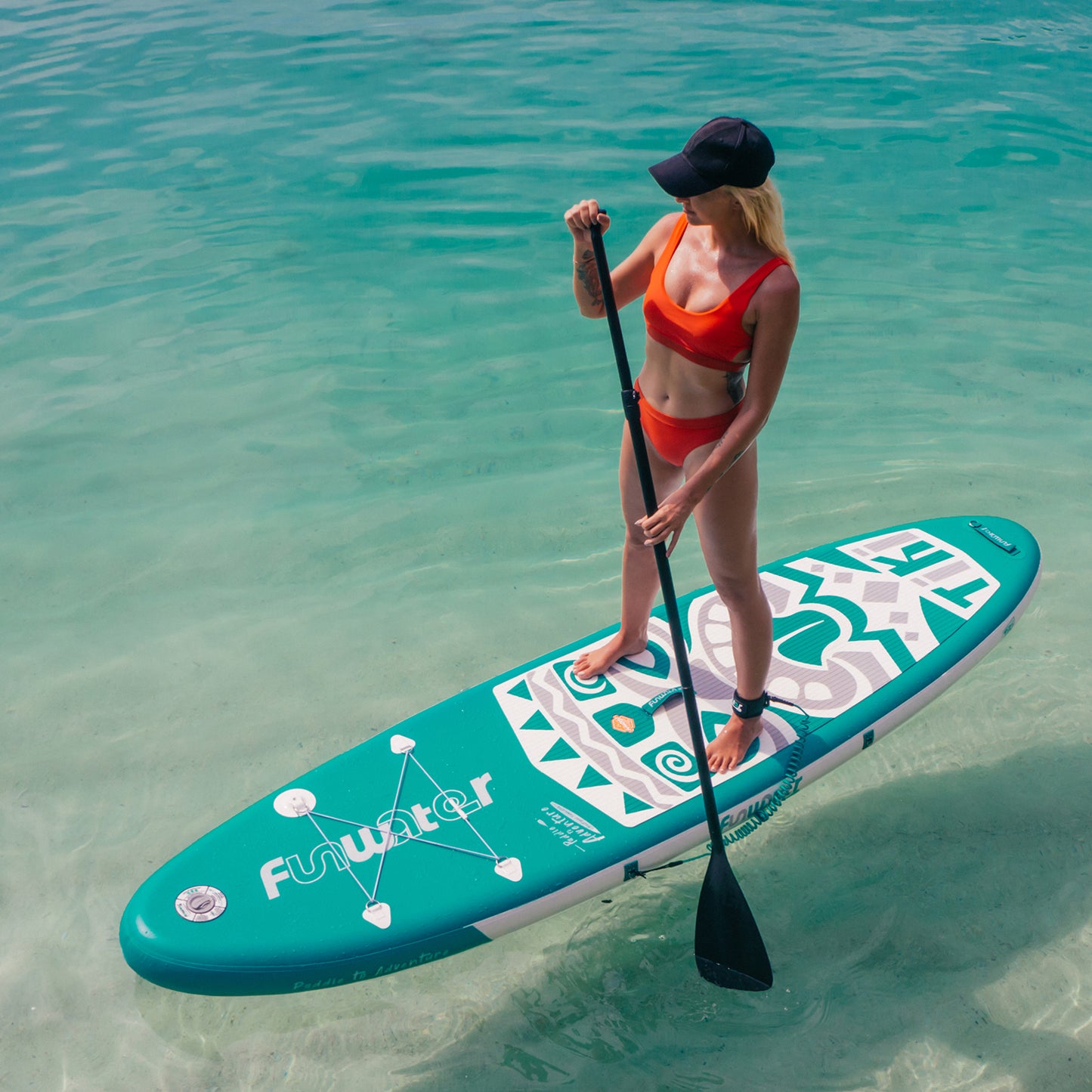SUP daska u kompletu - FunWater Tiki Turquoise