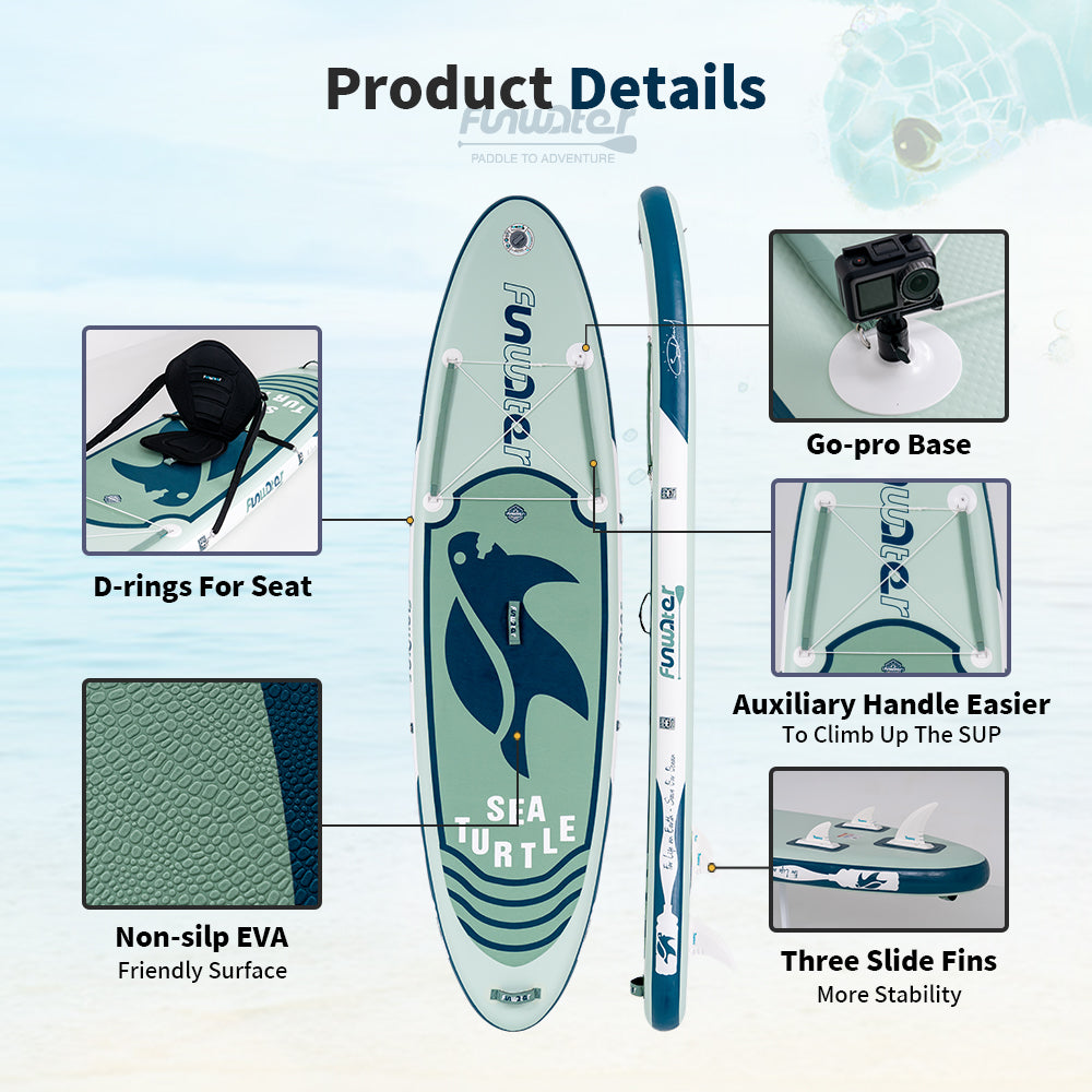 SUP deska s sedežem v kompletu - FunWater Sea Turtle