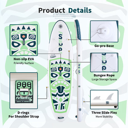 Set SUP dasaka - FunWater Tiki Green