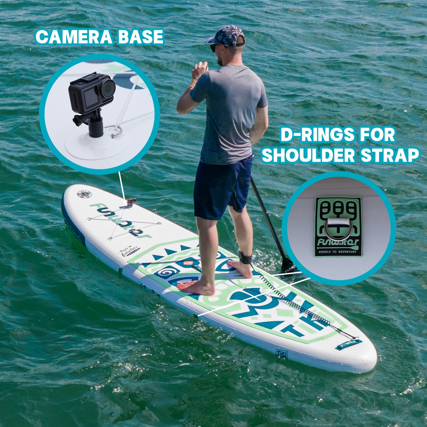 Set SUP dasaka - FunWater Tiki Green