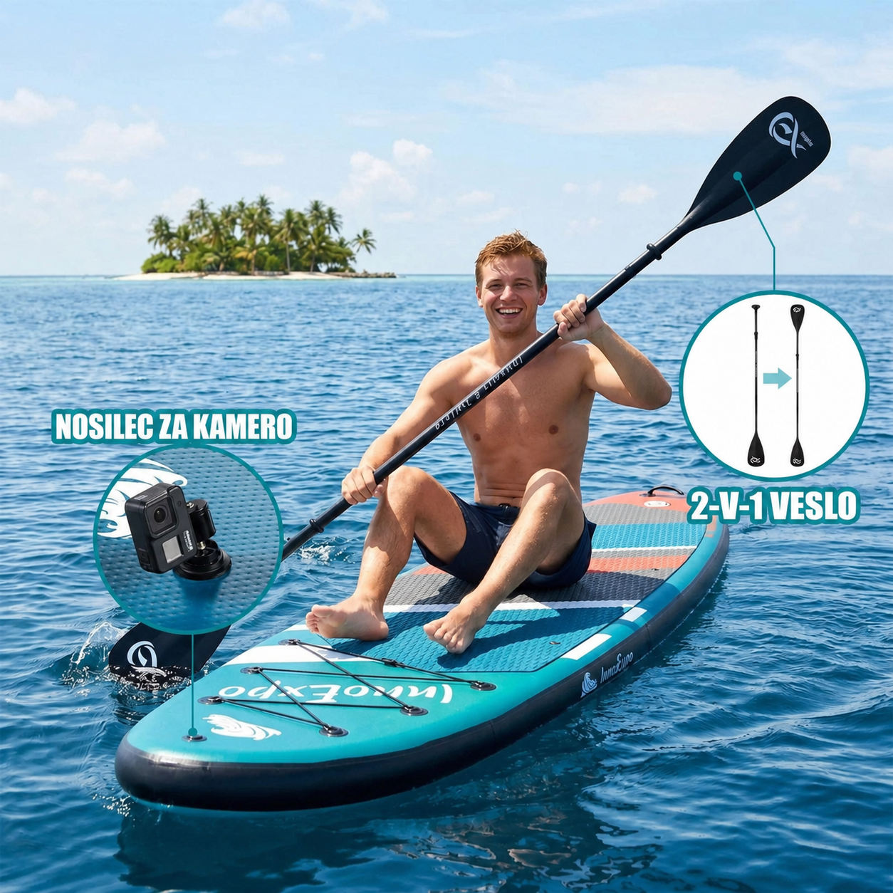 SUP daska u kompletu - Innovate Discovery Blue