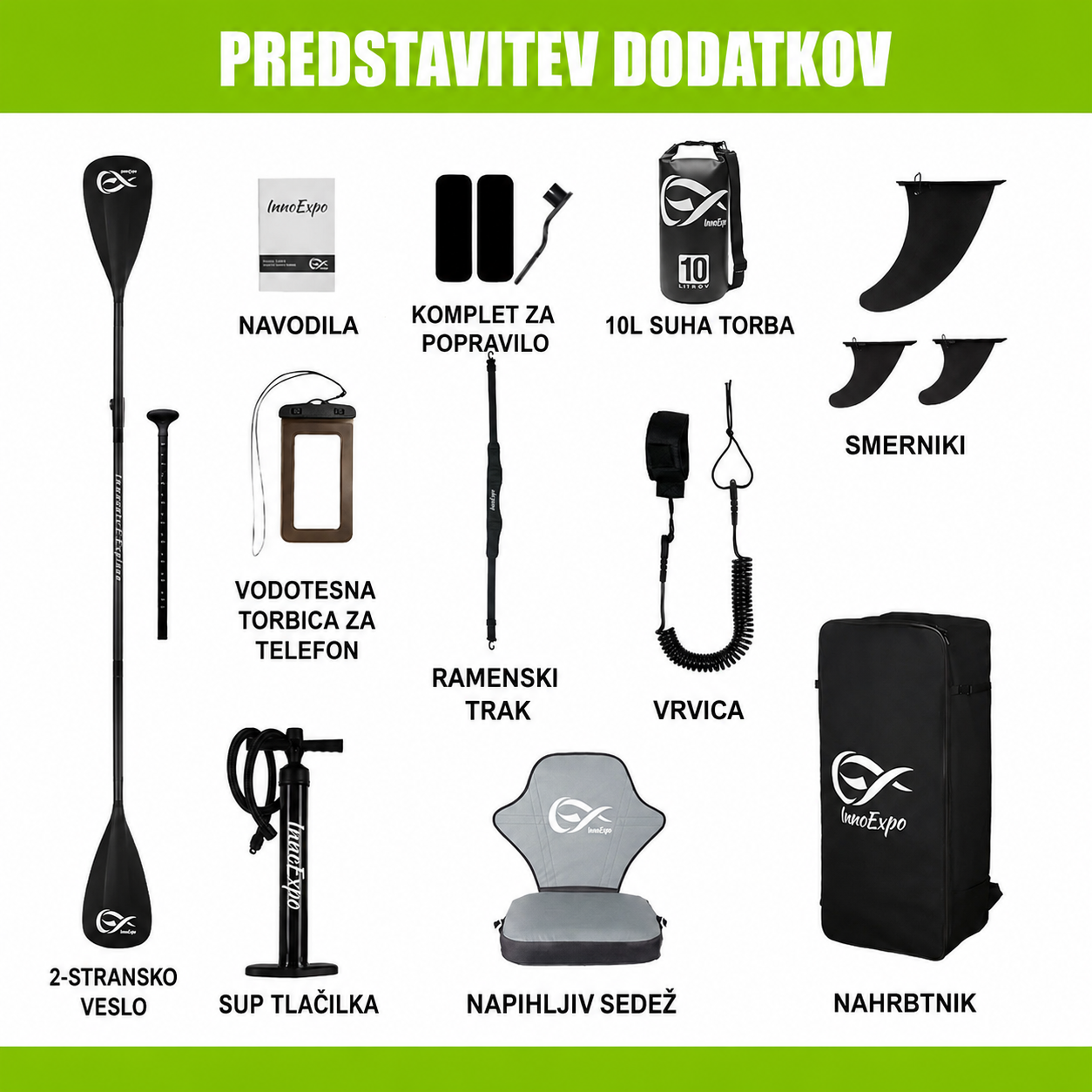 SUP daska u kompletu - Innovate Cyborg