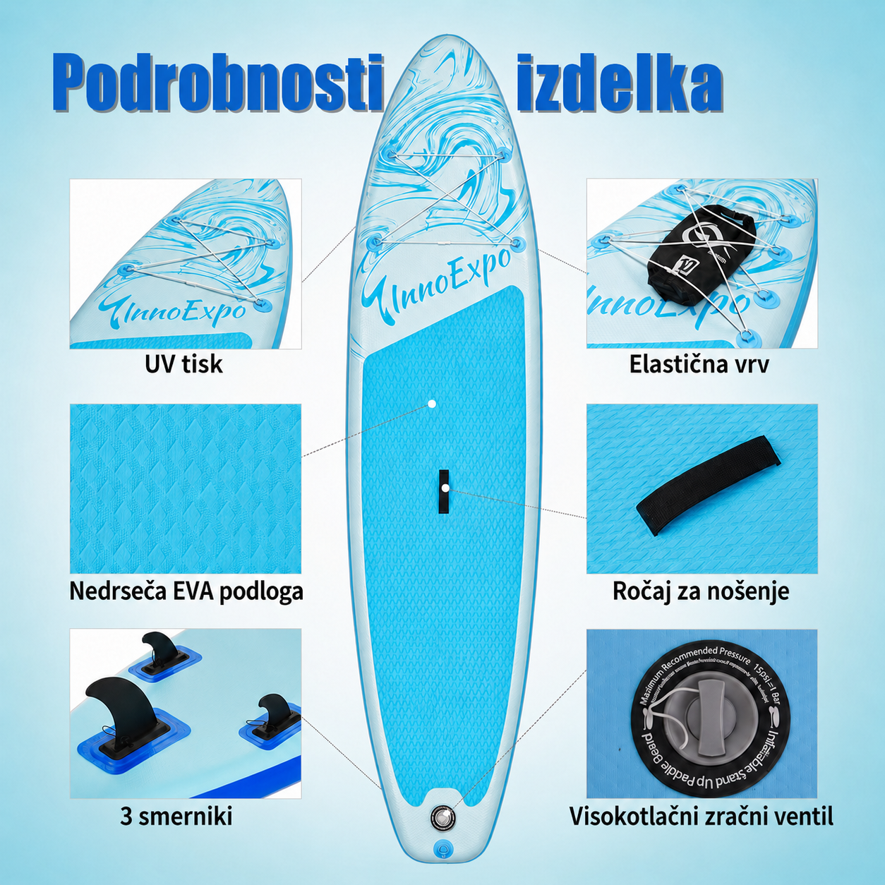 SUP daska u kompletu - Innovate Aloha - Light