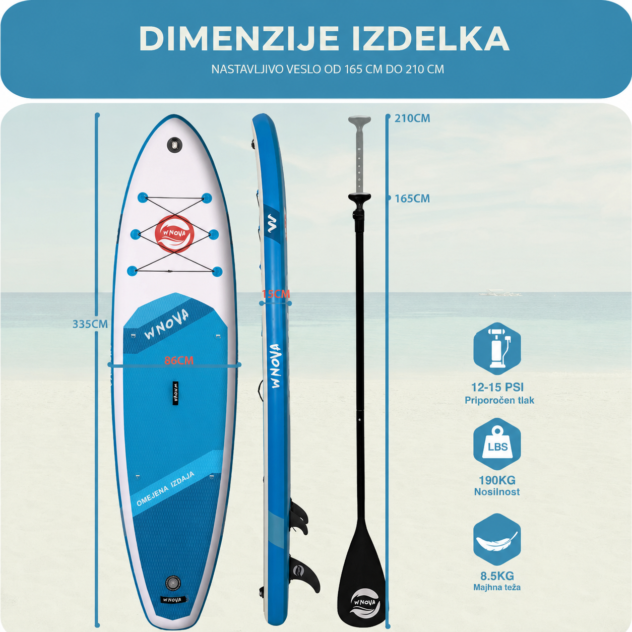 SUP daska u kompletu - Innovate Limited Edition
