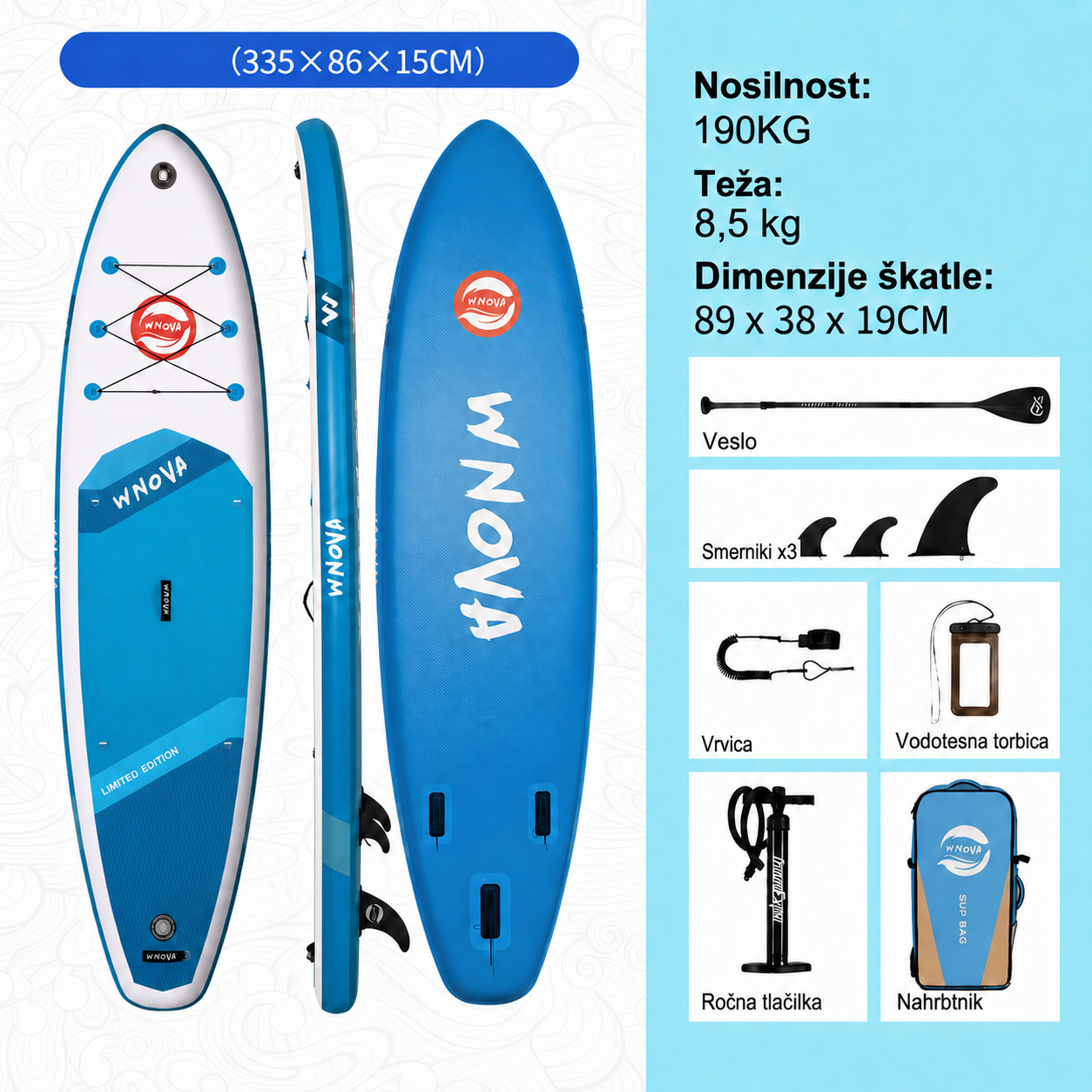 SUP daska u kompletu - Innovate Limited Edition