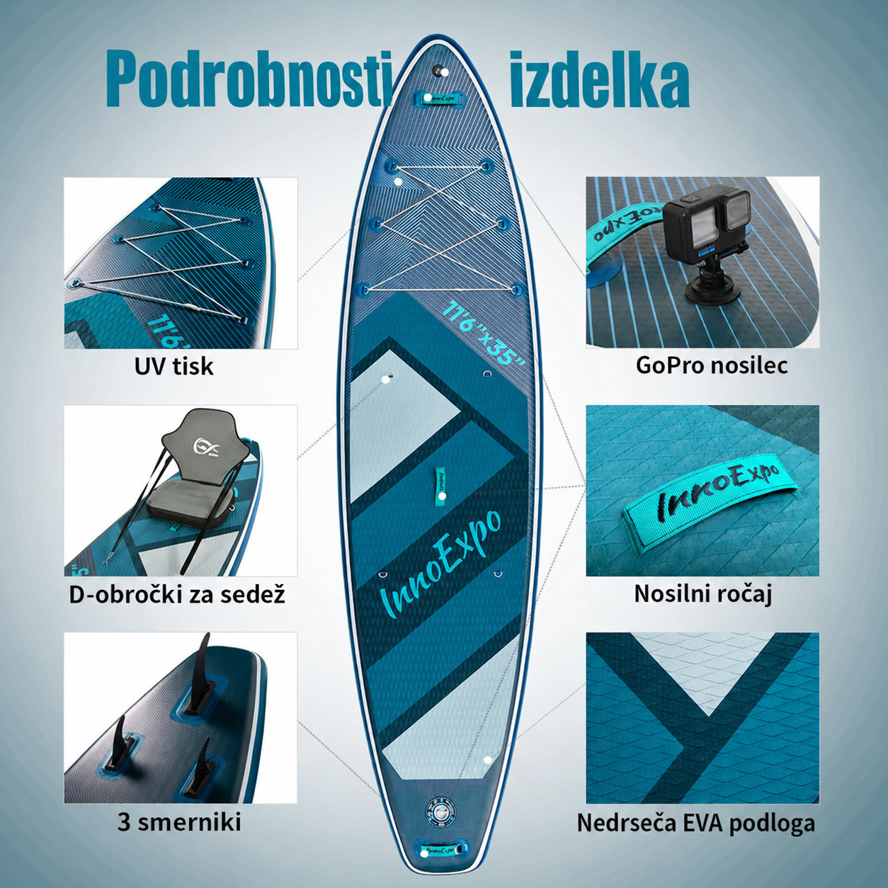 SUP daska u kompletu - Innovate Vogue - Lux