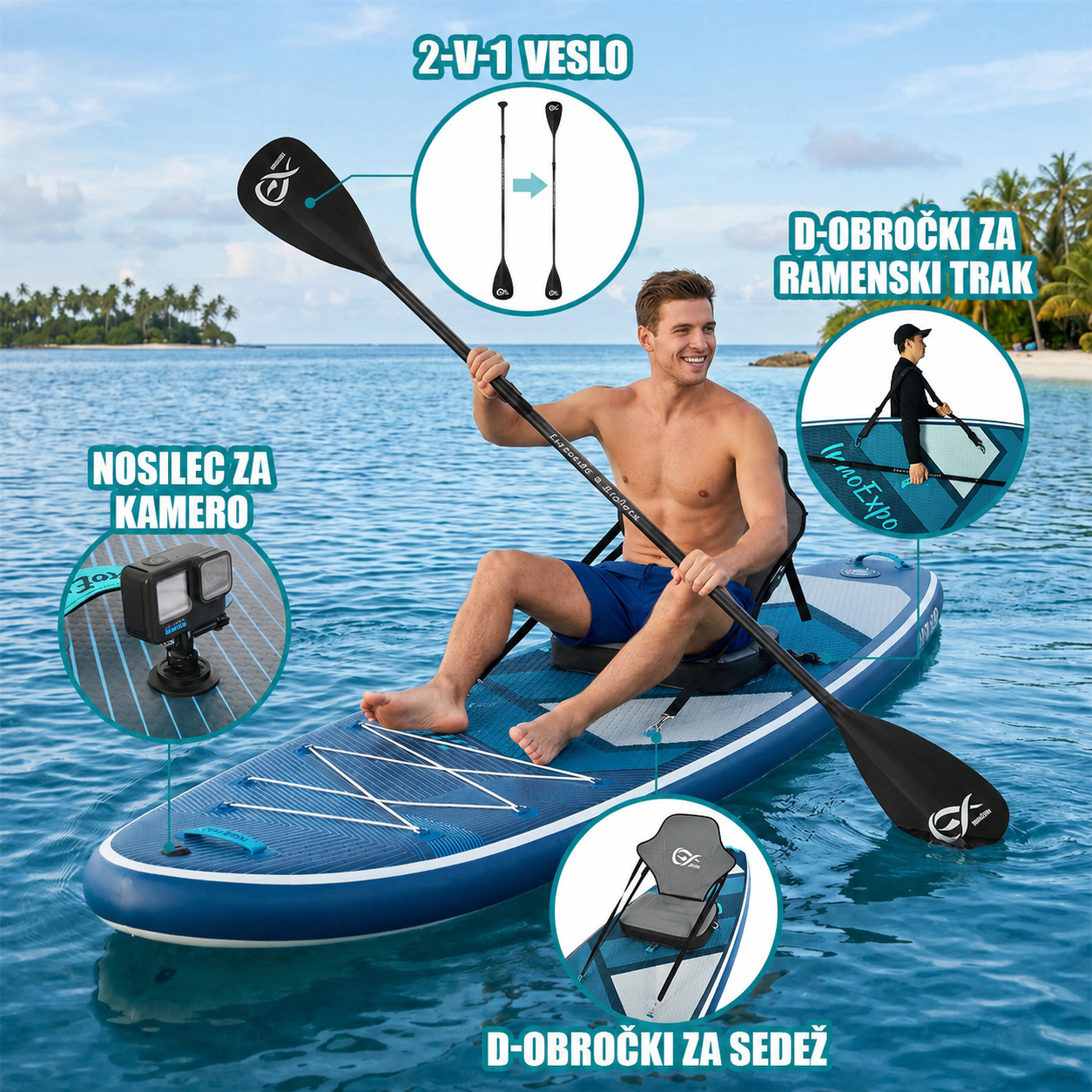 SUP daska u kompletu - Innovate Vogue - Lux