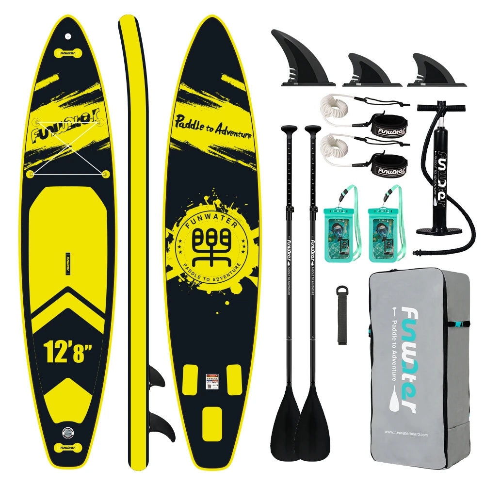 SUP daska u kompletu - Funwater Tourer žuta 