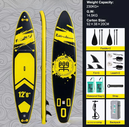 SUP daska u kompletu - Funwater Tourer žuta 