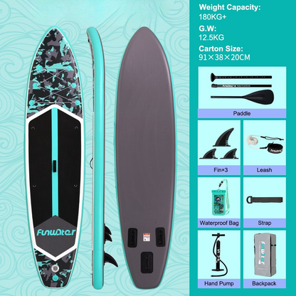 SUP deska v kompletu - Funwater Alpha Blue