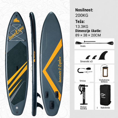 SUP daska u kompletu - Innovate Stripes Carbon