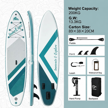 SUP daska u kompletu - Innovate Stripes Emerald