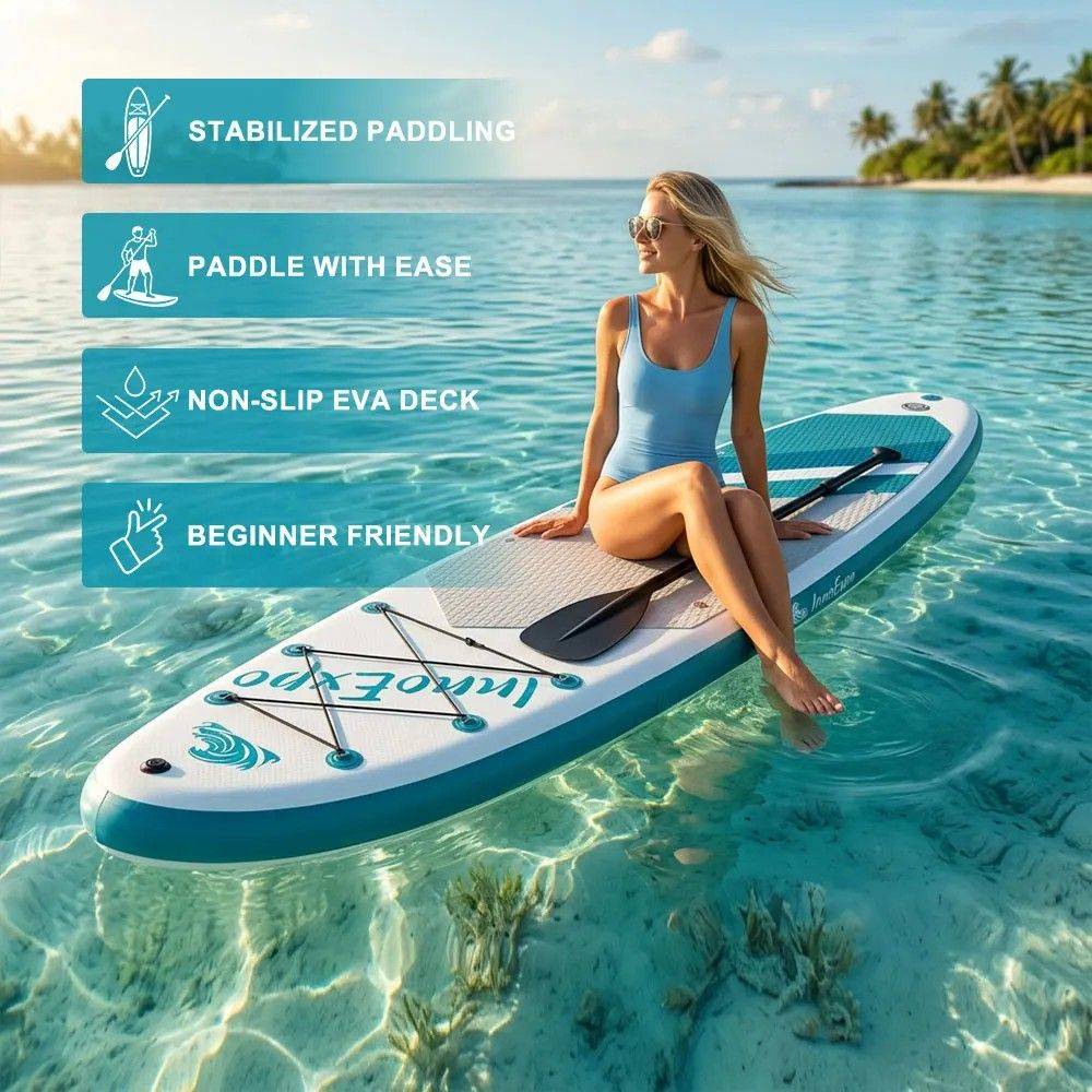 SUP daska u kompletu - Innovate Stripes Emerald