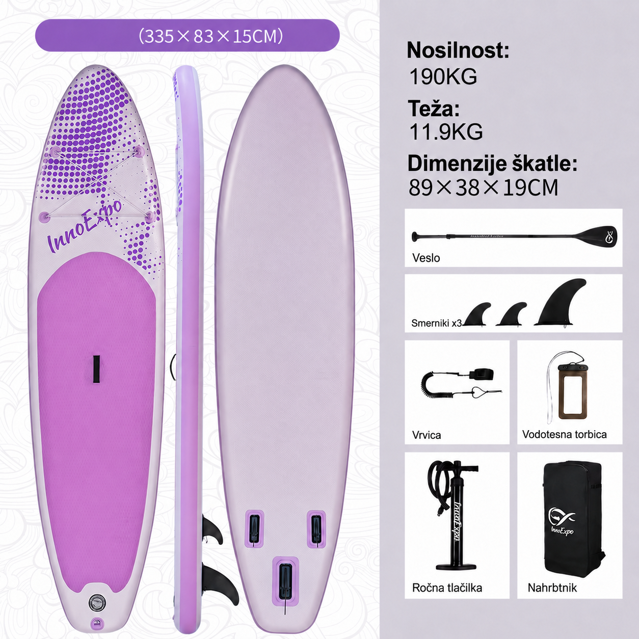 SUP daska u kompletu - Innovate Aloha - Touch