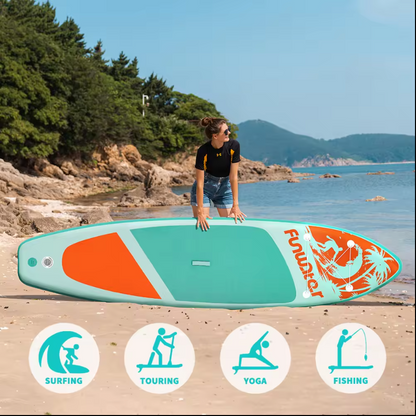 Sup deska v kompletu Funwater Fresh - green